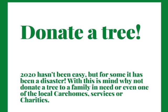 You can donate a tree this Christmas