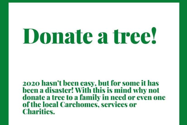 You can donate a tree this Christmas