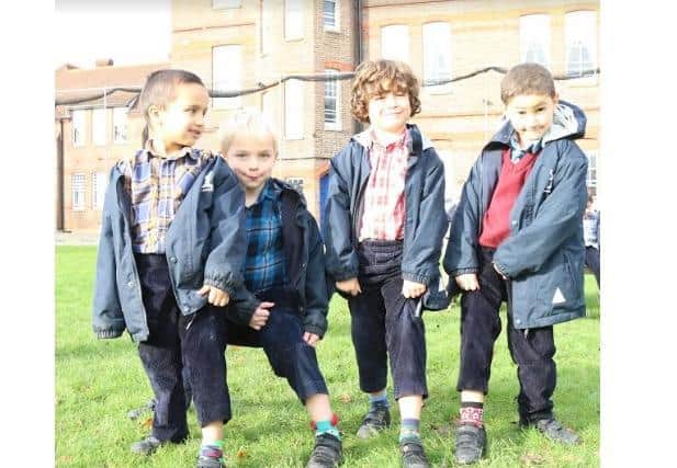 Lockers Park Year 1 pupils and their ‘odd socks’