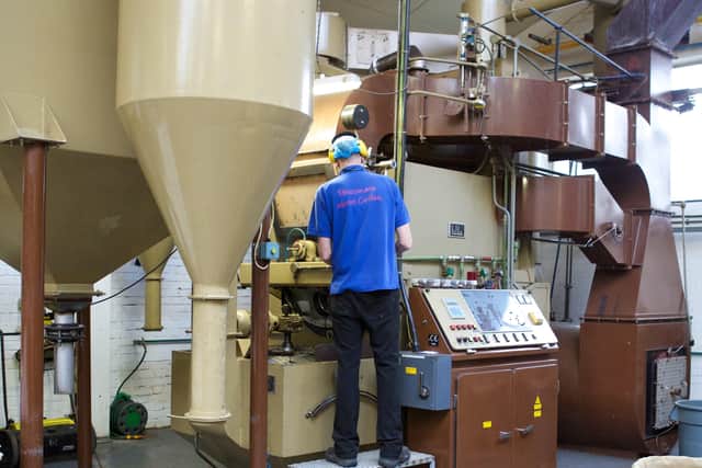 The factory at Smiths Coffee.