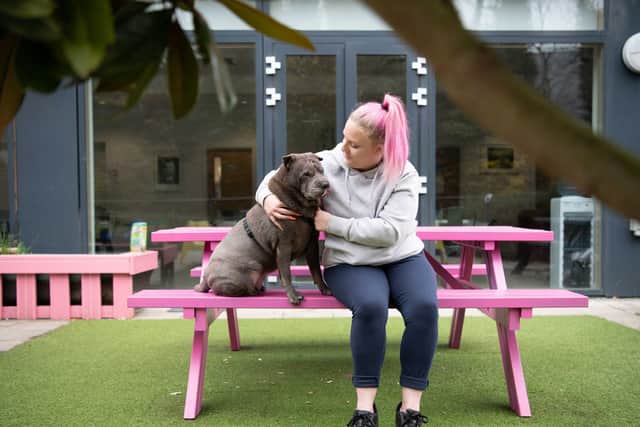 Debbie and Bluebell at The Elms