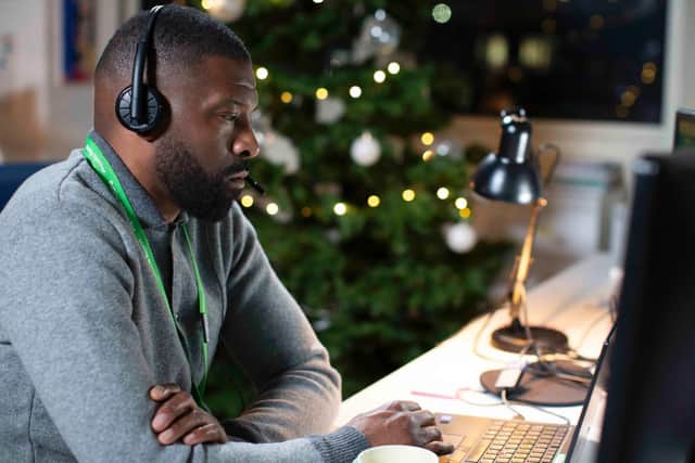 Stills from NSPCC Christmas appeal video (C) NSPCC