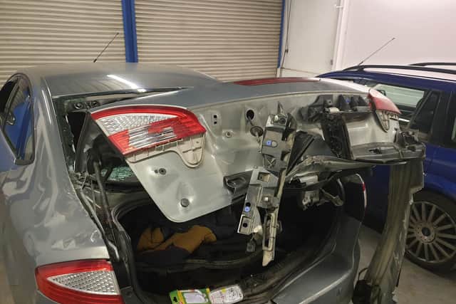 Police seized a Ford Mondeo as part of the investigation