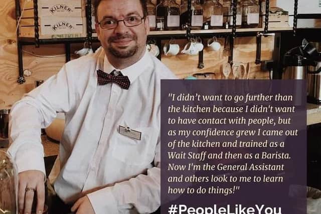 Liberty Tea Rooms is run and staffed by volunteers from the local community