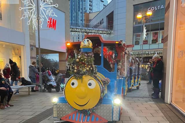 Families enjoyed the famous land-train ‘Robbie’