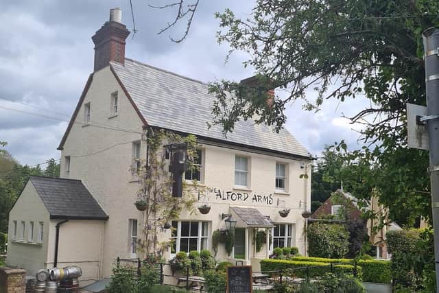 The Alford Arms, in Frithsden, was recognised by the Good Pub Guide