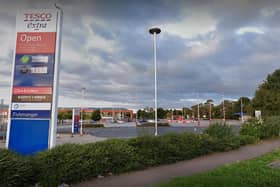 Jean lost her purse in Tesco car park (C) Google Street View