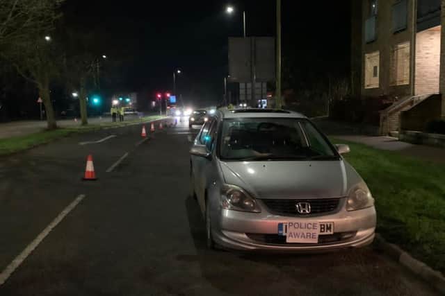 Nearly 100 vehicles were stopped by police during proactive traffic operation