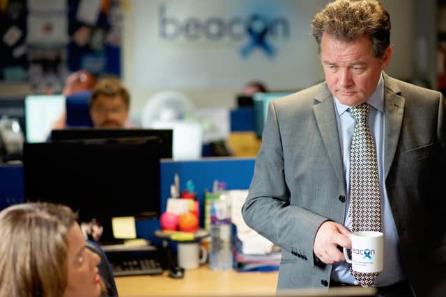 Mr Lloyd at Hertfordshire's Beacon victims centre