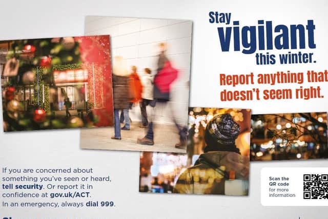 Counter Terrorism Policing Winter Vigilance campaign