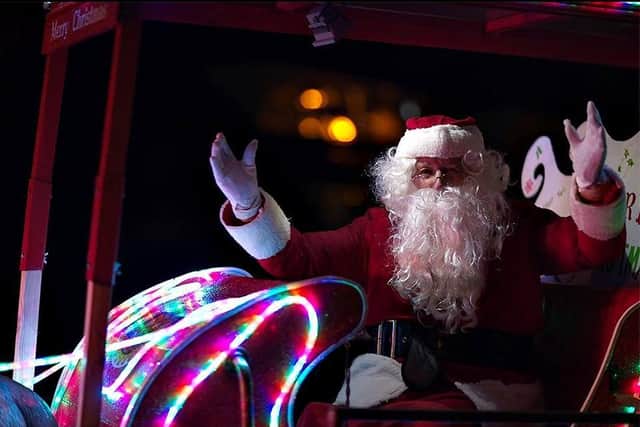 Santa's sleigh ride raised over £10,000 for local charities
