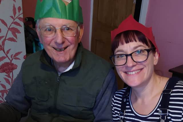 Katie and her dad Jim