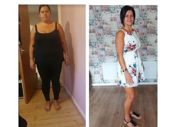 Rebecca lost seven stone in a year and became a Slimming World target member