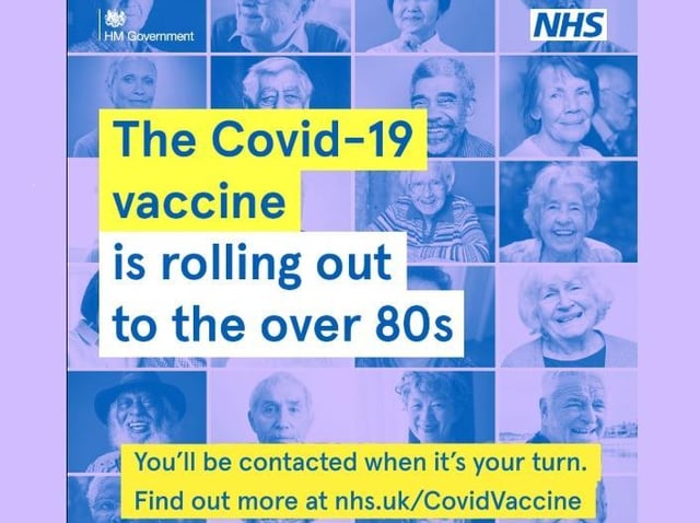 Residents will be contacted when it is their turn to be vaccinated