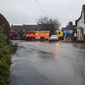 Flooding in Long Marston
