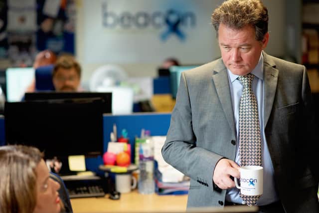 Mr Lloyd at Hertfordshire's Beacon victims centre