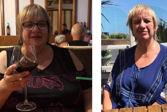 Dawn lost just over nine stone