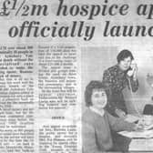A Bucks Herald article supporting the hospice when it was just starting out