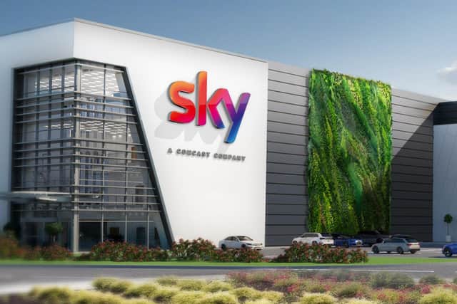 This image shows how Sky Studios Elstree should appear at completion