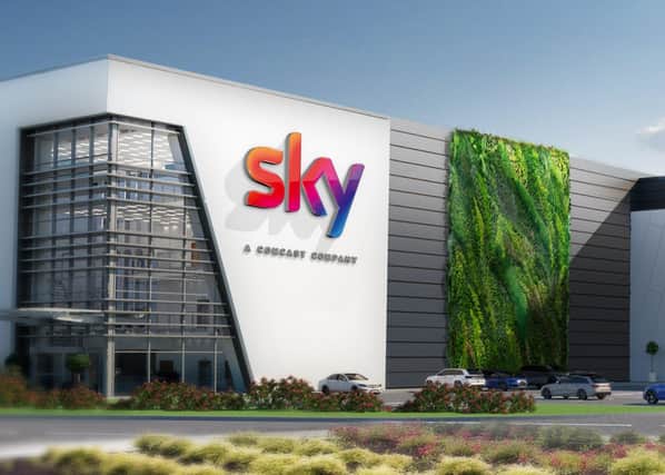 This image shows how Sky Studios Elstree should appear at completion