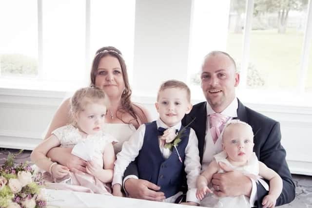 Haley and Keith with Laney, Taylor and Isla