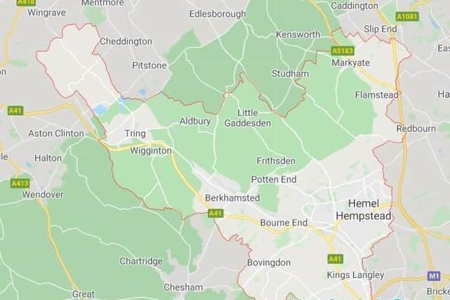 Dacorum map
