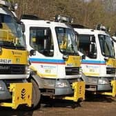 Gritter line up (C) Hertfordshire County Council