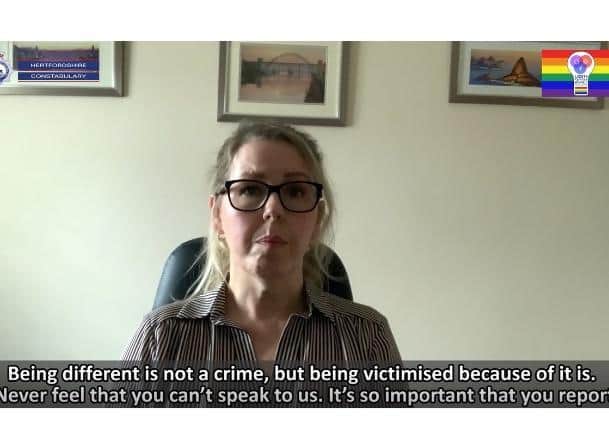 Superintendent Clare Smith, from the Criminal Justice and Custody Command, is the constabulary’s Strategic Lead for LGBT+