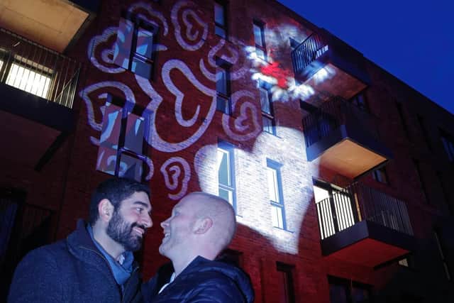 A couple from Hemel Hempstead who moved in together in the first lockdown celebrated Valentine's Day by reserving their first home together at The Gade