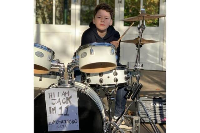 The 12-year-old found out this week that he had passed the exam