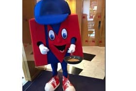 The Bank’s mascot, Metro Man, had his frying pan at the ready