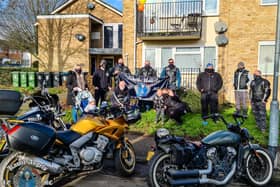 Angels on wheels offer help to those who need it in Hemel Hempstead (C) The Kaotic Angels Law Enforcement Motorcycle Club