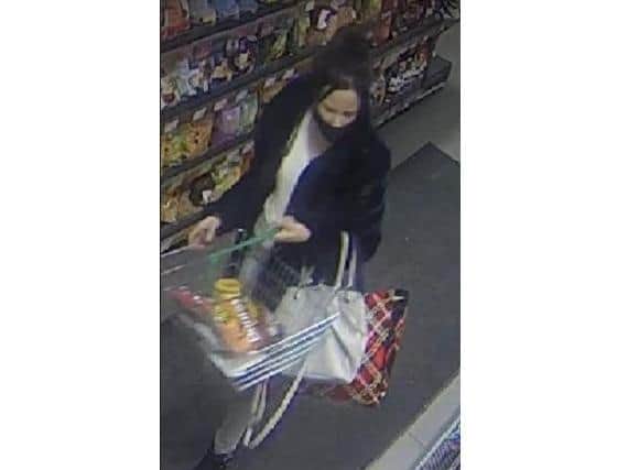 Police have released a CCTV image of a woman they would like to identify
