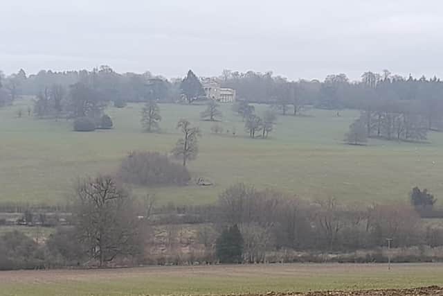 Andy Crain enjoys walking in Great Gaddesden. He sent this in this photo of the village in the drizzle