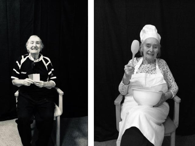 The Lodge Care Home organised a fashion shoot with a 'dream jobs' theme for their residents