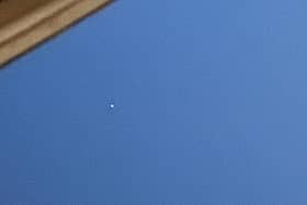 Sara sent in a photo of what she saw on Saturday night