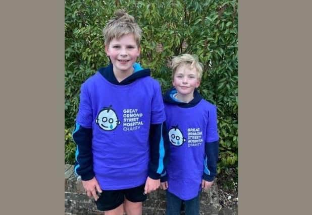 Oli and Tom raised over £5,000 for GOSH
