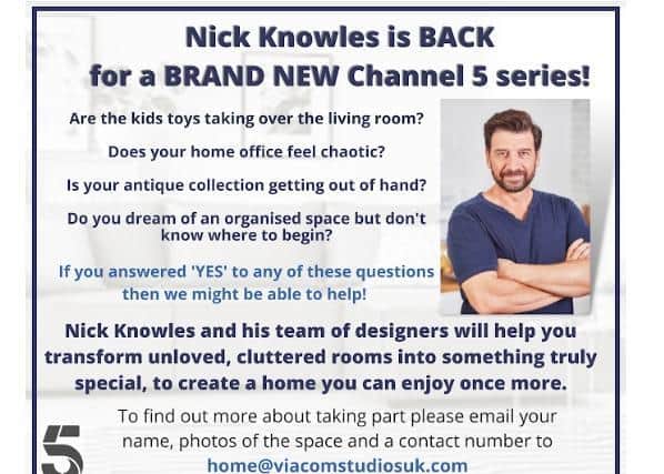 Hemel Hempstead applicants wanted for new Nick Knowles TV show