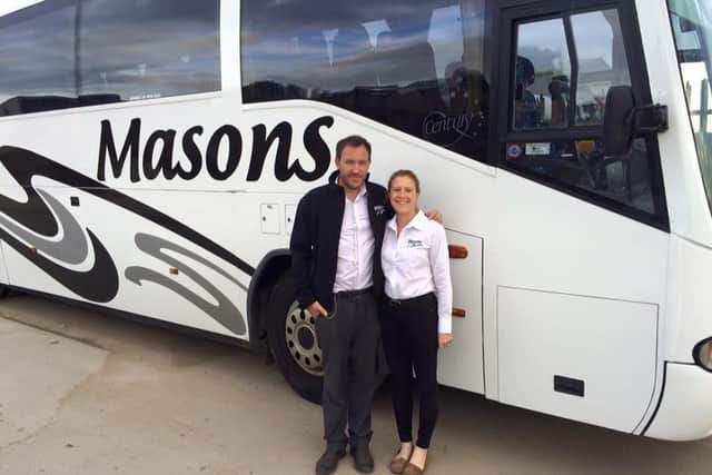 Candice Mason, of Masons Minibus and Coach Hire in Long Marston