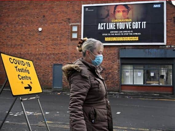 Restrictions in England change as stage one of the roadmap out of lockdown begins (C) OLI SCARFF/AFP via Getty Images