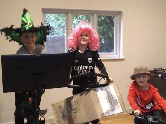 Berkhamsted brothers raise hundreds for Comic Relief with virtual cycling challenge to Grandad's house