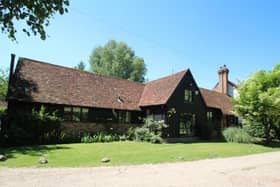 This four-bedroom barn conversion in Hemel Hempstead is on the market right now. Photos: Rightmove and Brown & Merry, Country House & Farm Sales