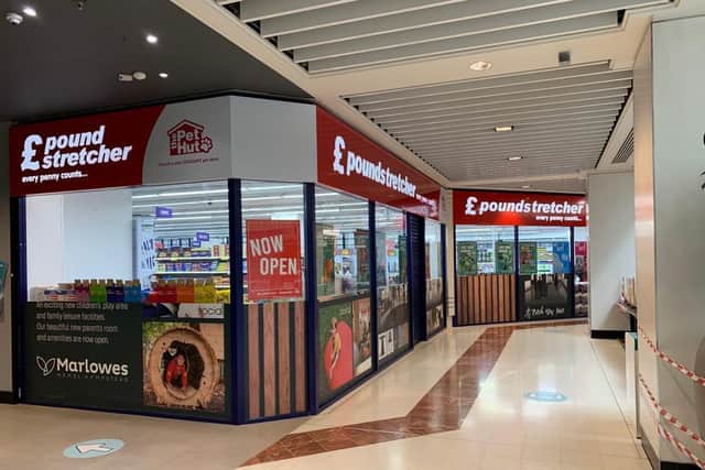 Poundstretcher is located next to The Entertainer