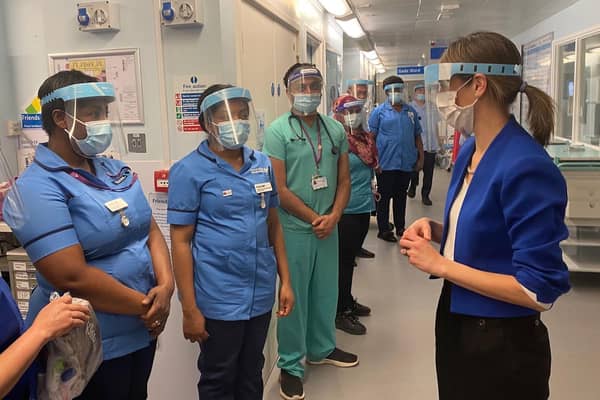 West Hertfordshire Hospitals NHS Trust recently welcomed the minister for care, Helen Whately, to Watford General Hospital