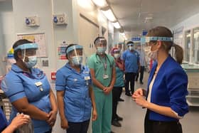 West Hertfordshire Hospitals NHS Trust recently welcomed the minister for care, Helen Whately, to Watford General Hospital