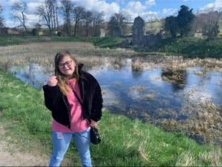 Ciara is on a mission to walk 2,000 miles to raise money for the Derwen Easter Charity Challenge