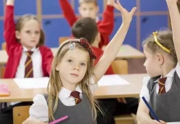 Primary school stock image