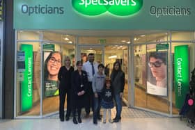 Specsavers in Tring raised 183 for Stargardt's Connected