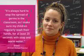 Grace, a primary school teacher in Hertfordshire