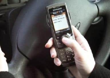 Crackdown on drivers using mobile behind the wheel